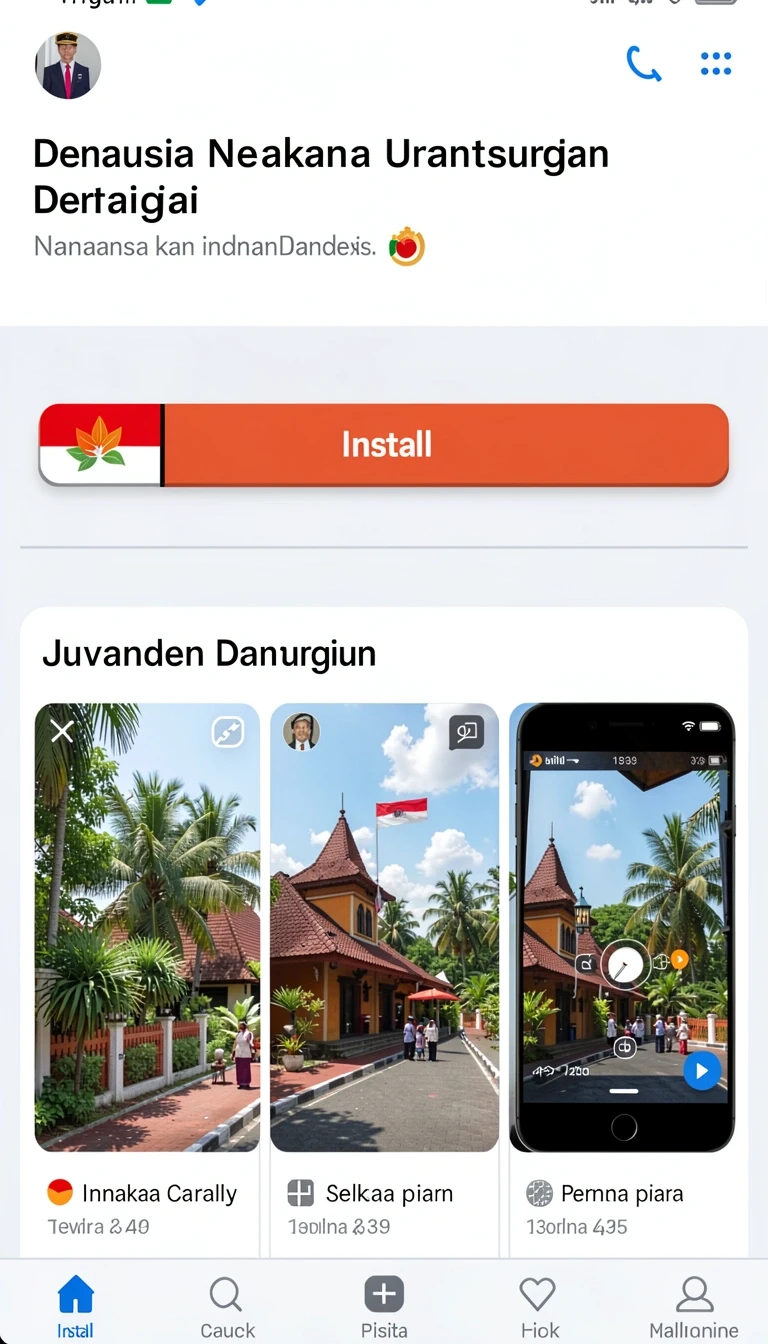 Tampilan utama aplikasi Download cipta88 APK untuk Android yang intuitif dan efisien.